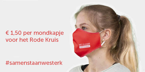 ➡ Wederom een actie gestart voor het <a href="/RodeKruis/">Rode Kruis</a>! Bestel nu exclusief bij DVC het mondkapje ‘met elkaar, voor elkaar’ en steun het goede doel. Per mondkapje doneert DVC € 1,50 aan het Rode Kruis. ✔️ Bestel direct op DVC.nl #samenstaanwesterk #metelkaarvoorelkaar