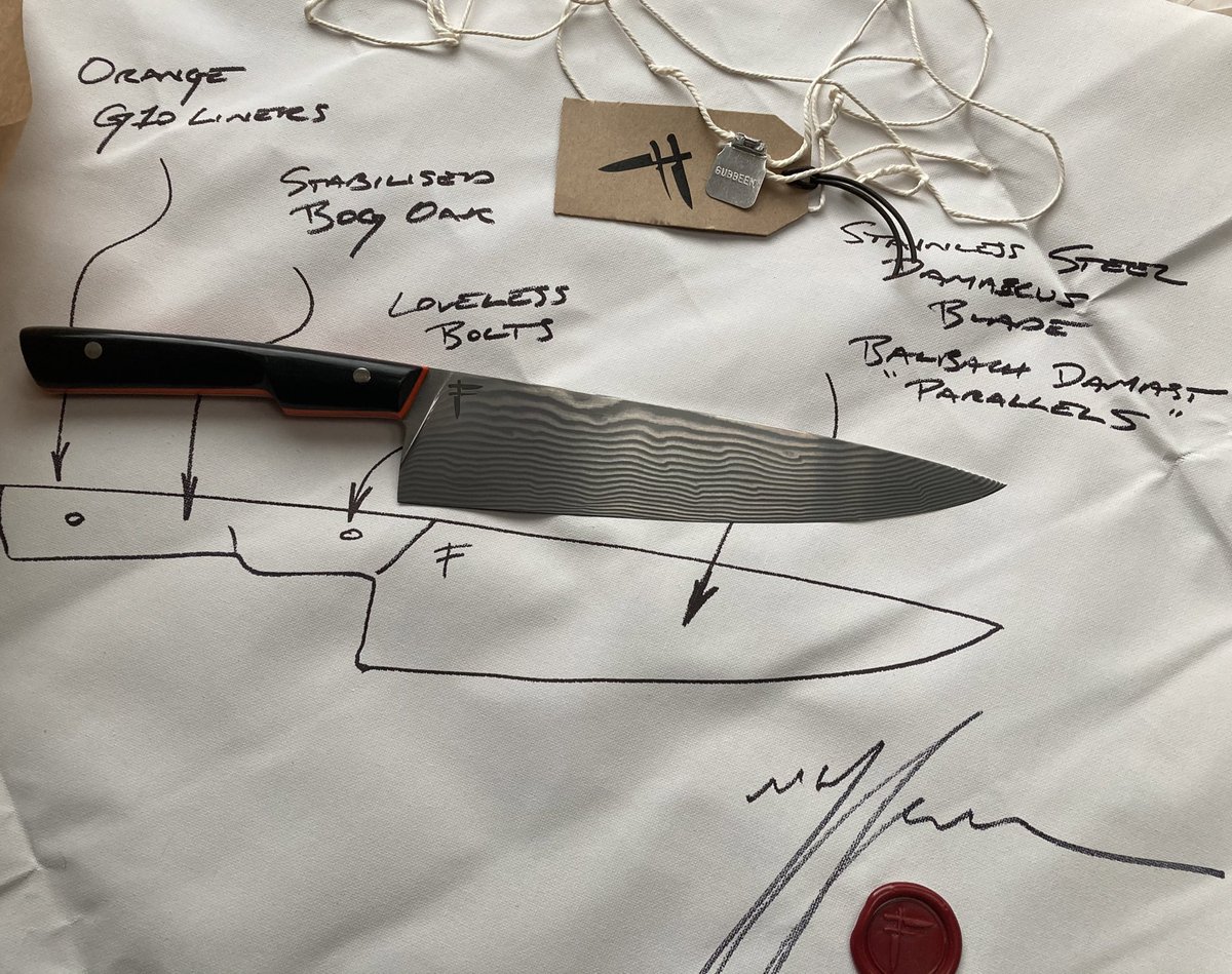 JDeclanM's tweet photo. Given the day that is in it, I have treated myself: a @FingalFerguson cooks knife. Currently wait list is closed (for years!) so I got it at the @scoopfoundation #betterthansocks Xmas Gift Auction. #GreenFriday โ
, #thisisIrishfood โ
, Xmas Charity donation โ
.The quality is 5 โญ๏ธ https://t.co/NJ2Trn31c7