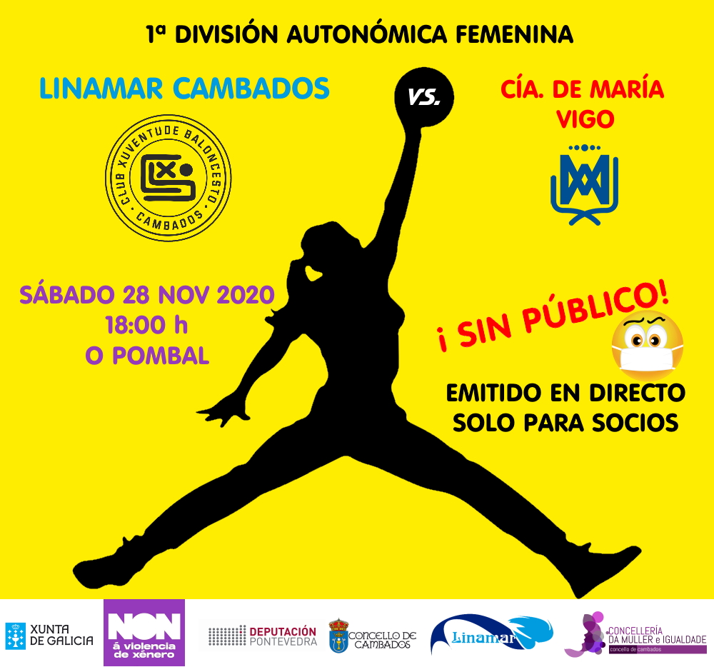 xuven's tweet photo. #AutFem 🏀 PARTIDO
2ª jornada Gr. A, el equipo de Linamar #concelleríadeigualdade buscará competir y ponérselo difícil a un experimentado Cía. de María de Vigo y por que no, la primera victoria en esta nueva etapa.
¡A empujar desde casa! 💻💪🏀 #ForzaXuven https://t.co/xJgPB3tmrI