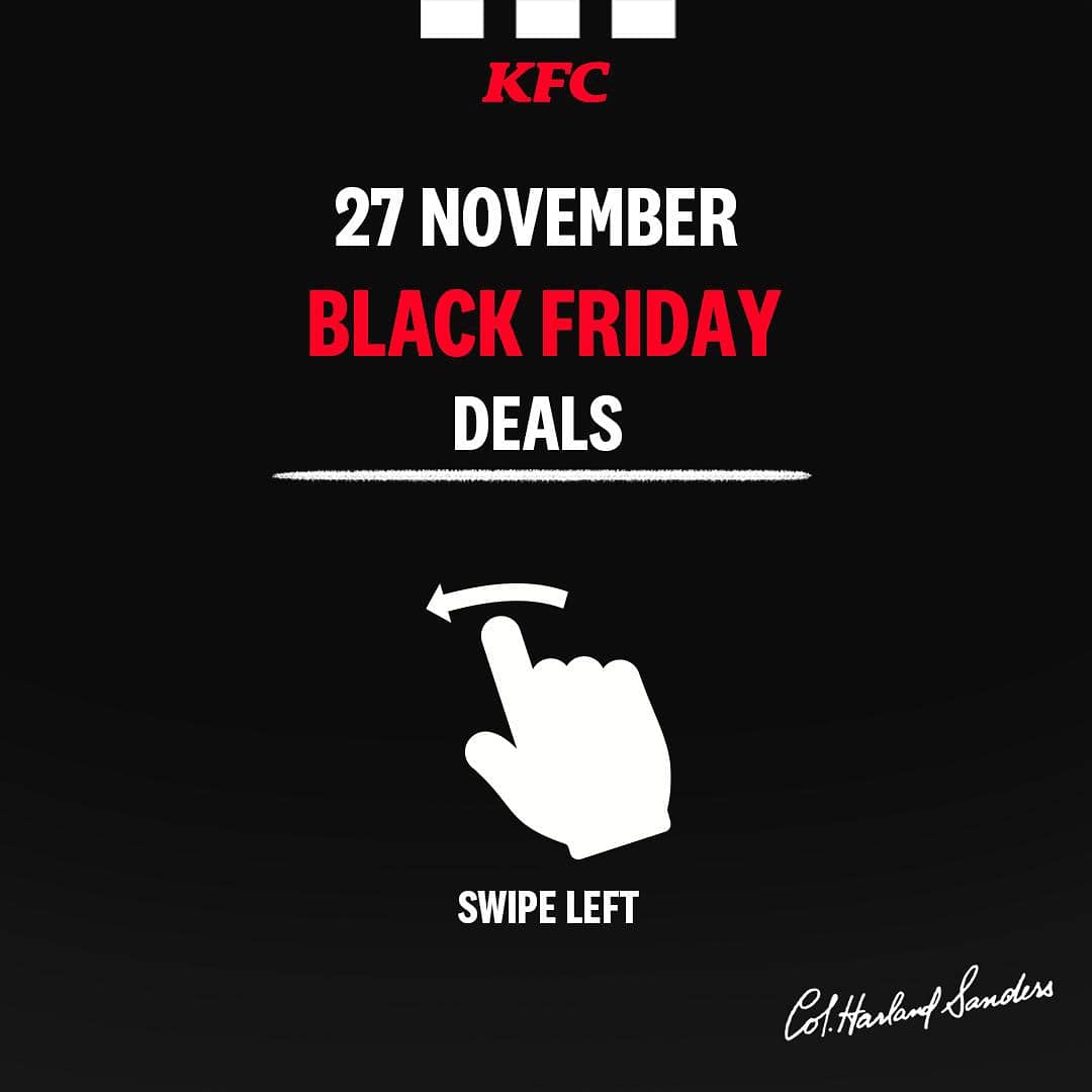 sizz9's tweet photo. Our biggest 1 day sale event of the year starts NOW! Swipe to see our amazing deals!
.
Order online via Whatsapp- 537-8888
.
#BlackFridayDeals #GreatValue #WhatsappOrdering #FastAndConvenient #OrderNOW #OrderMyKFC https://t.co/ys5UiWJIt7