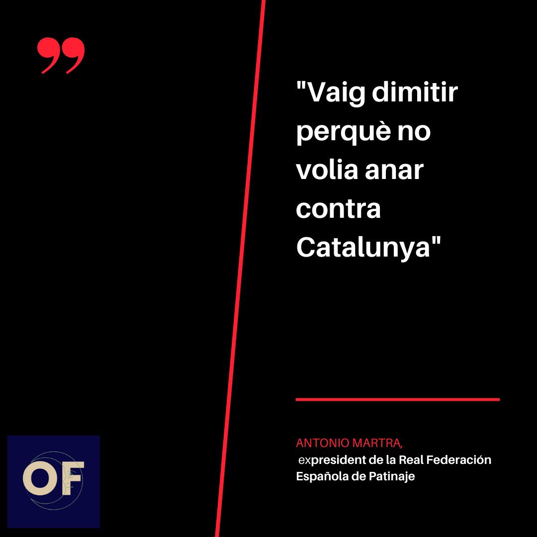 🗣 Antonio Martra, expresident de la Real Federación Española de Patinaje.

📖 L'entrevista sencera, al recopilatori L'Orfeó de Fresno.

💻 orfeodefresno.wixsite.com/llibre/comprar