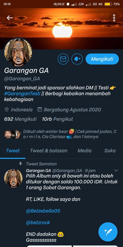 afii97's tweet photo. @CiaClarissa2 @Garangan_GA Bismillah done kak cia. Wish me luck🤗💜 https://t.co/ibGuy0DxBY