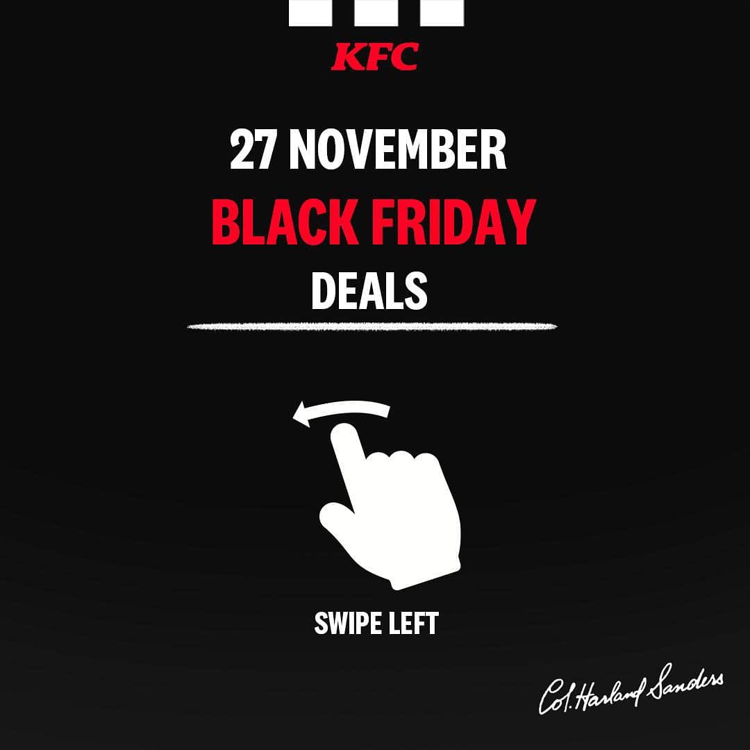 DjHutchy246's tweet photo. Our biggest 1 day sale event of the year starts NOW! Swipe left 👉 to see our amazing deals!
.
Order online via Whatsapp- 537-8888
.
#BlackFridayDeals #GreatValue #WhatsappOrdering #FastAndConvenient #OrderNOW #OrderMyKFC https://t.co/yhKhXS1i9n