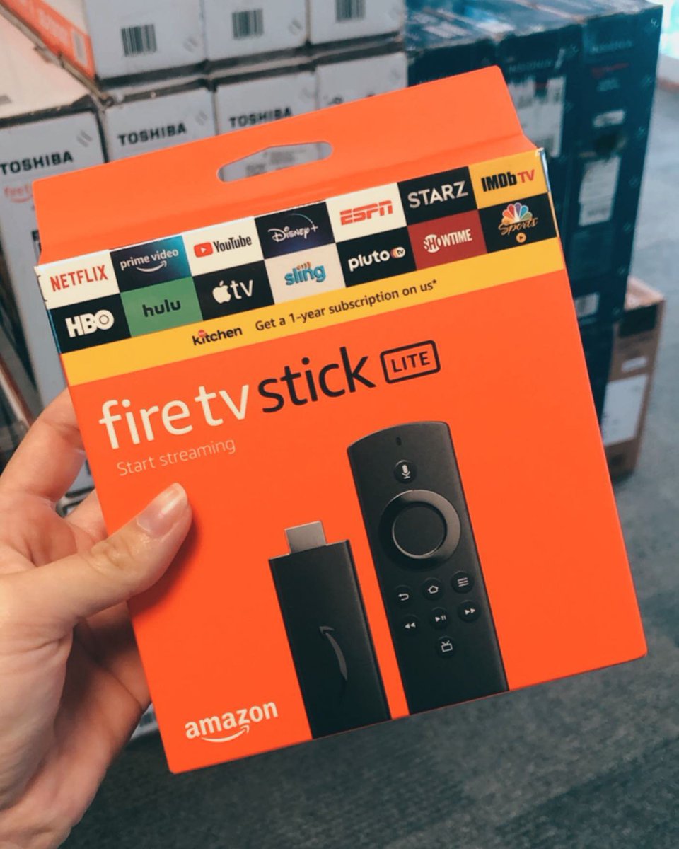 audiovisualbda's tweet photo. ￼
audiovisualelectronics Just added to our Black Friday 
sale - the Amazon Fire Stick Lite! This Fire Stick comes
unprogrammed for $59, and we are offering free 
programming after purchase. https://t.co/PCFvXujyls