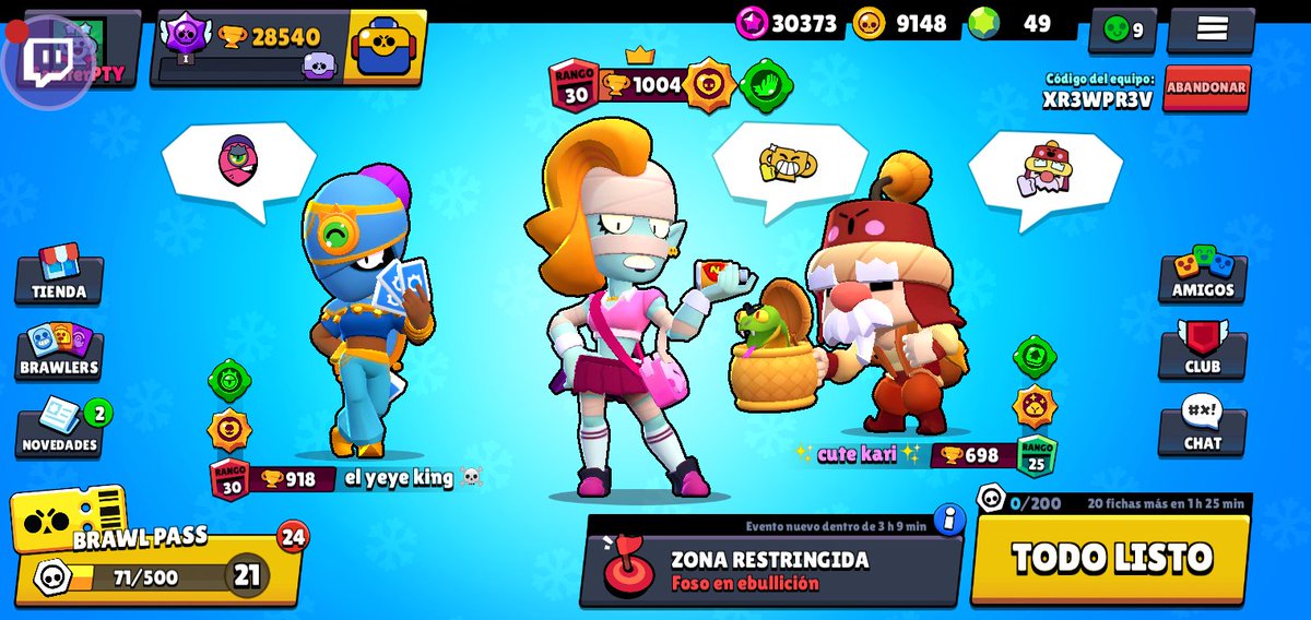 SoySamfer's tweet photo. EMZ R30 😏👌🏻 TOP 1 🇵🇦 94 🌎 En directo "SamferPA" Twich @yeye_bs @cutekari_  Gracias ♥️ Varios R30 que nunca subí y eliminé Capture F #BrawlStars #brawlstarsp #r30 #Emz https://t.co/A0V6Ni0JxW