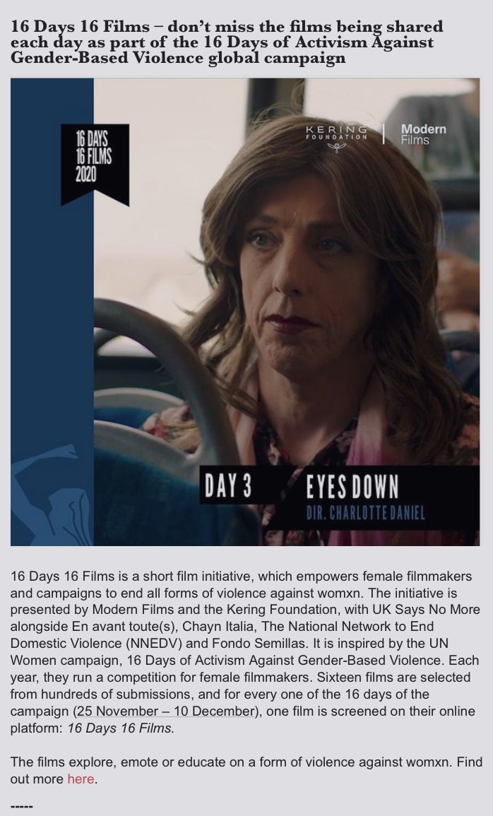 16 Days 16 Films tweet media