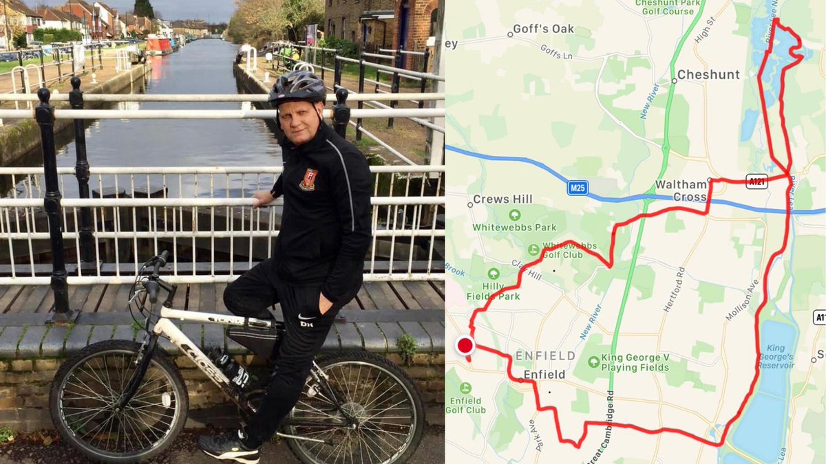 CollinsKingLtd's tweet photo. Getting in the miles 💪 Appreciate all the support and donations, keep 'em coming! https://t.co/B1KXWZ8YiX https://t.co/ygqXaDtq3B