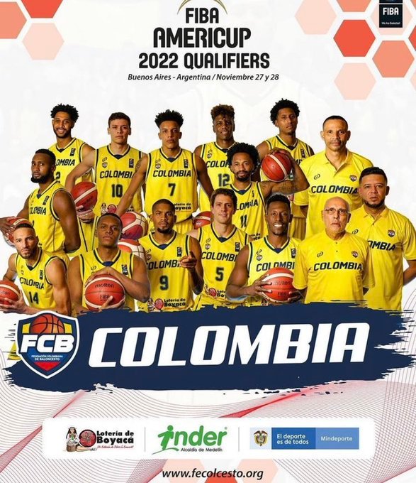 AficionColombia's tweet photo. ¡HOY ES EL DÍA! 💪🏀 Hoy empiezan el camino de nuestra selección Colombia de Baloncesto en la @AmeriCup Qualifers 2022 - Grupo A. Todos conectados con nuestro equipo 

➡ Colombia vs Venezuela
🏟 Estadio Obras Sanitarias
⌚13:00 hrs
📺 DirectvSports2 612/1612 https://t.co/GFa4WgeFHI