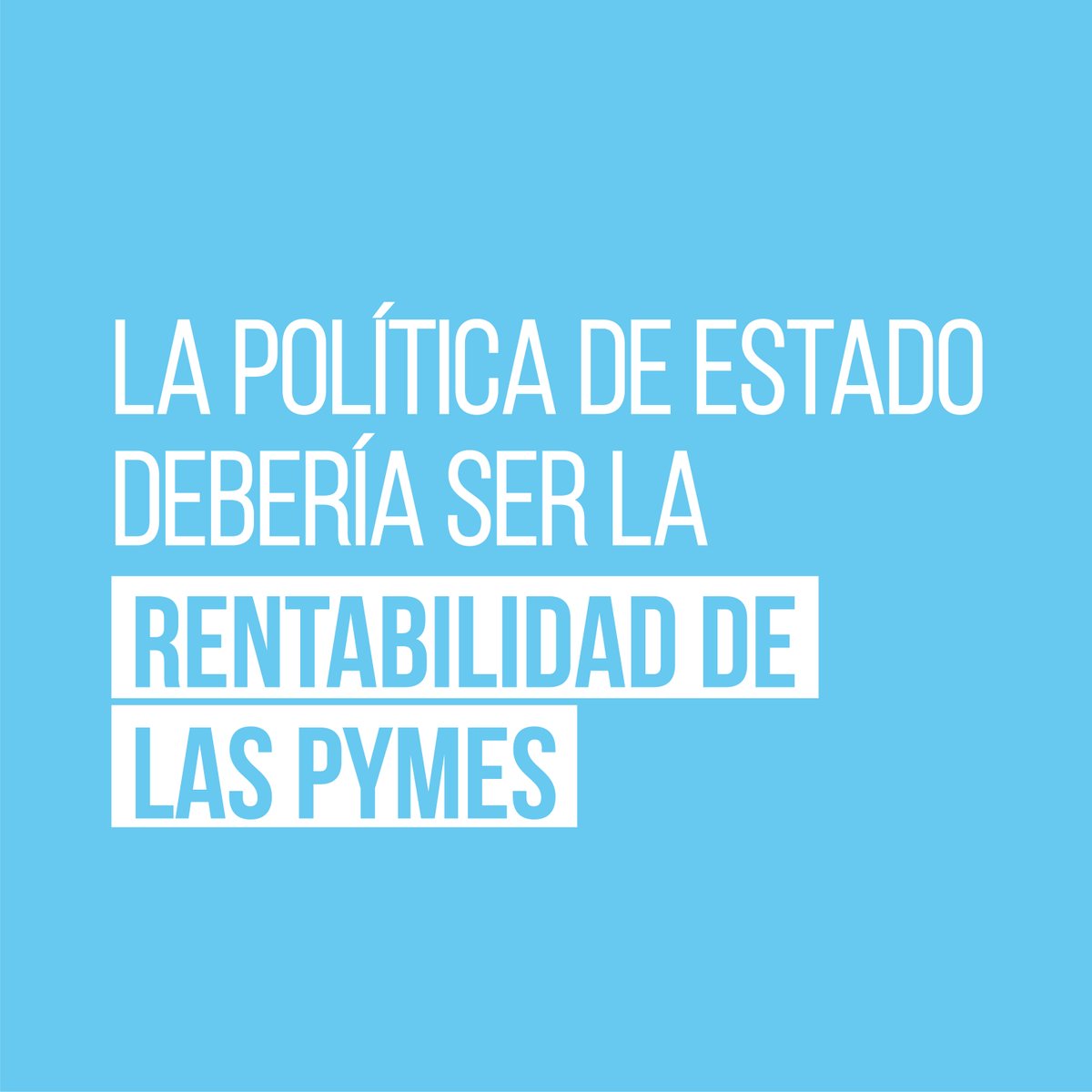 planpymesarg's tweet photo. PRIORIZAMOS EL CRECIMIENTO CUANTITATIVO Y CUALITATIVO DE LAS PYMES.
Y se puede lograr con políticas públicas que les  permitan alcanzar una rentabilidad suficiente para poder  cumplir con sus obligaciones y crecer. https://t.co/NQIXgleGgN