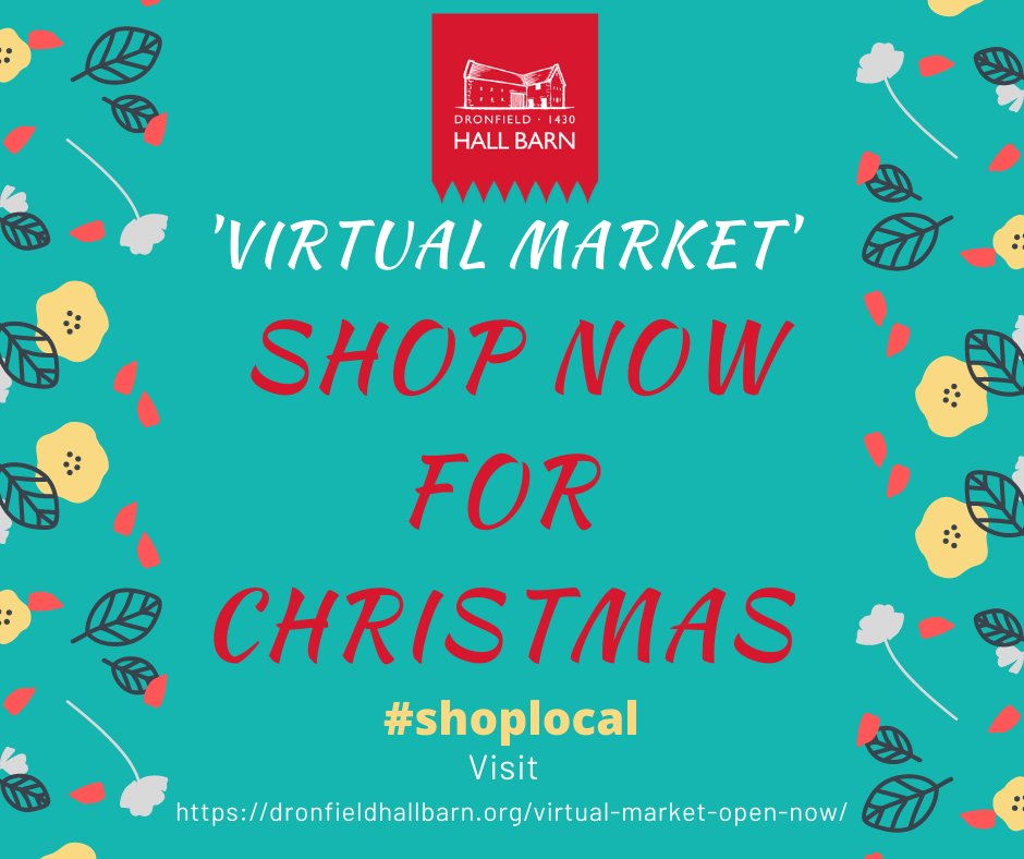 Following the government announcement yesterday, the Barn will unfortunately remain closed for the next couple of weeks. You can continue to support us by visiting our Virtual Artisan and Producers' Market - get your Christmas shopping done and support local! #Christmasmarket