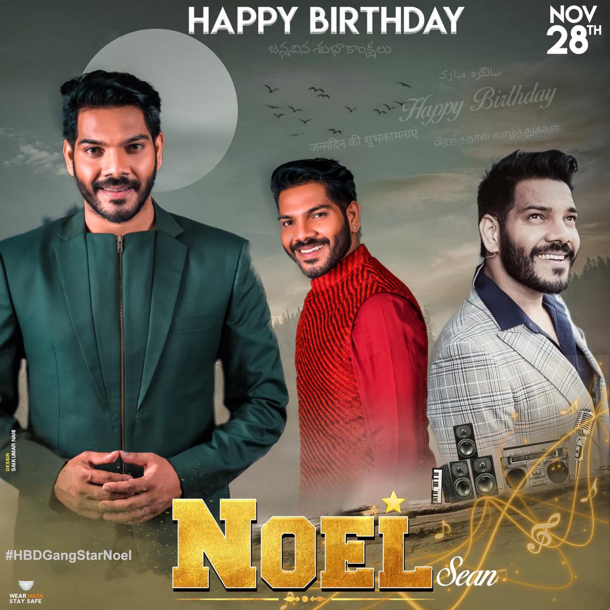 Happy to launch The Birthday CDP of #Gangstar @mrnoelsean on behalf of his Fans . #HBDGangstarNoel #NoelSean