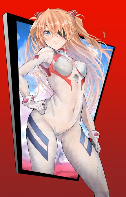 TikTokで見かけた枠みたいなのを描いたらアメコミ感がでて個人的にいいなーとか思ってるw
#エヴァンゲリオン 
#アスカ 