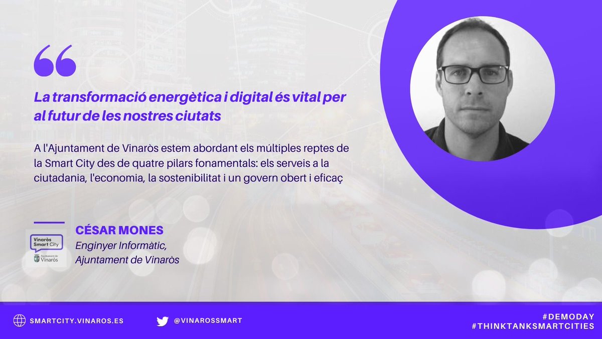 VinarosSmart's tweet photo. @cesar_mones, enginyer de l'#ajuntamentdevinaròs, acaba d'explicar durant la jornada #demoday #thinktanksmartcity @AVAESEN quins són els principals projectes de #ciutat intel·ligent que s'han dut a terme a la nostra població o que estan actualment en procés👇🏙️ https://t.co/H1SUFJ9Wjw