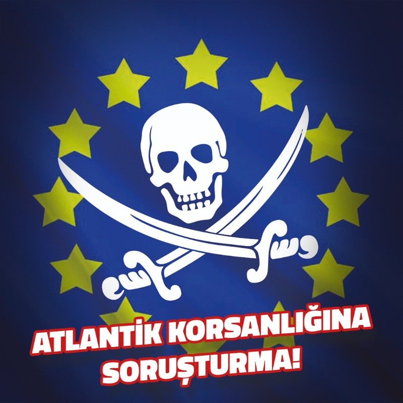 genclikbirligi's tweet photo. Avrupa Birliği'nin Atlantik korsanlığına soruşturma!

Ankara Cumhuriyet Başsavcılığı, Türk ticaret gemisine silah zoruyla, hukuka aykırı biçimde aranması nedeniyle resen soruşturma başlattı! #HaddiniBilAlmanya