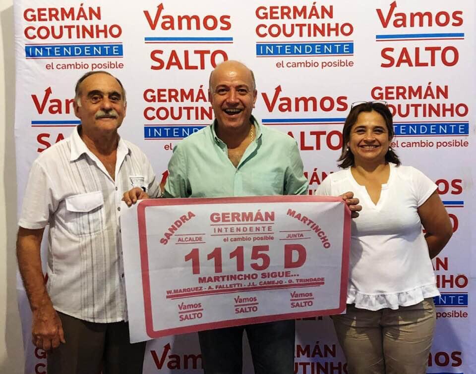 vamossalto's tweet photo. Este sábado a la hora 10:00, Sandra Toncovitz asumirá como Alcalde del Municipio de San Antonio.
Por su parte, Miguel Villarruel ingresará al Municipio como Concejal.
¡El mayor de los éxitos! https://t.co/FTdNjozbeN