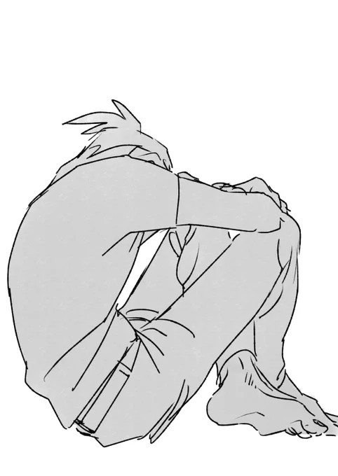 ちっちゃくなってるでっかい人 