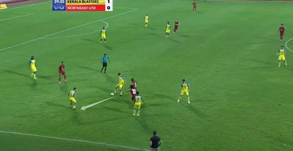 Intense press from NEUFC easily beaten by KBFC in the first half(4/14)