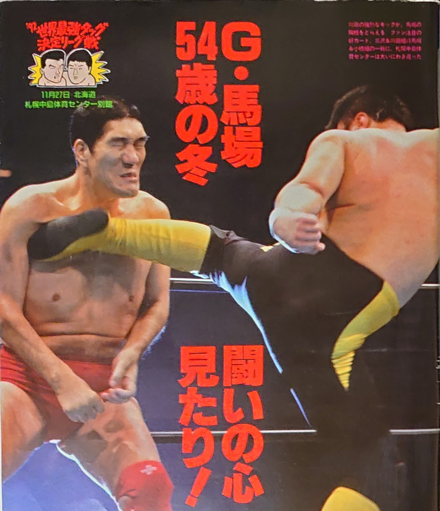 希少!ジャイアント馬場&小橋健太92世界最強タッグ 全日本プロレス公式サイン色紙 倉ちん on X: 