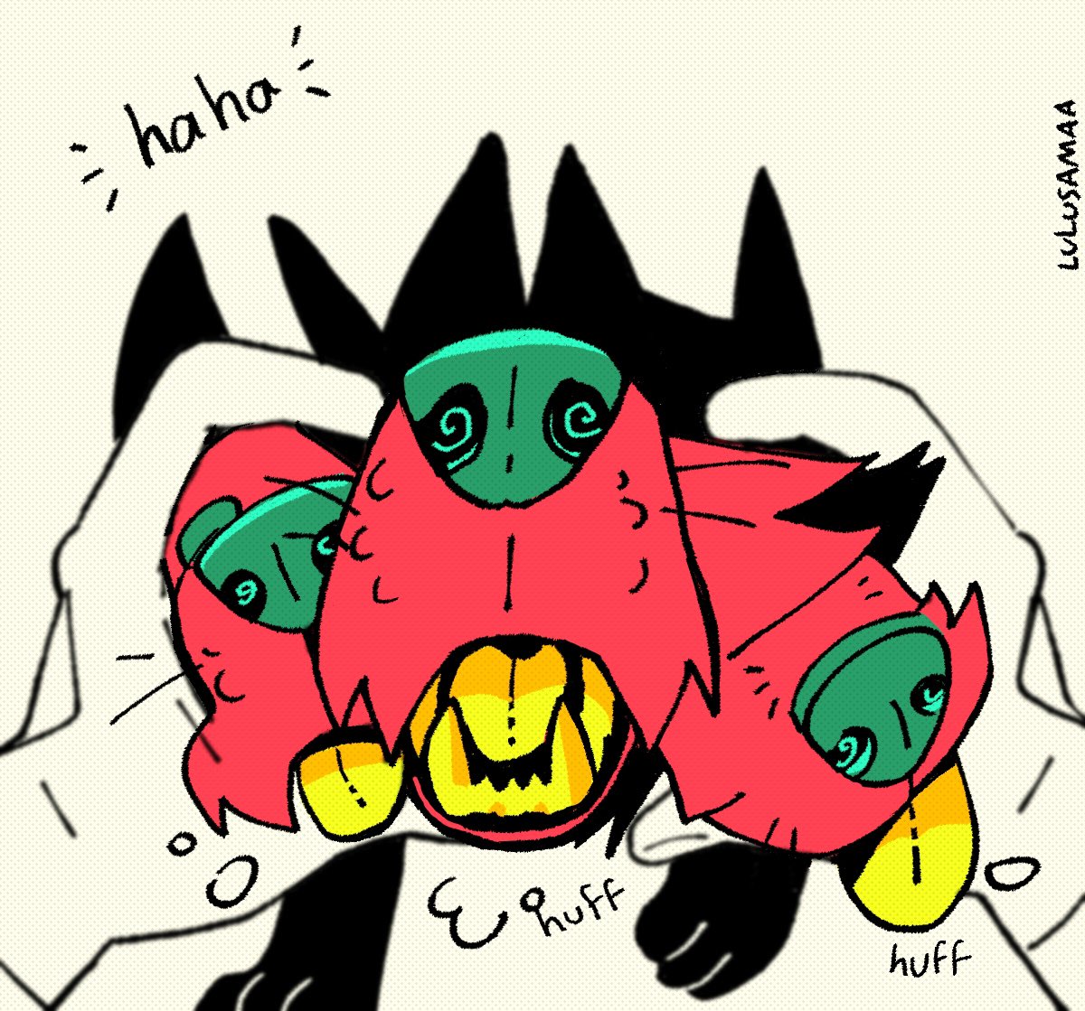 I had to draw them ok?🥺🤩 They’re cute 🐺🐺🐺
.
.
#HadesFanArt #hadesgame #hades #zagreus #Cerberus