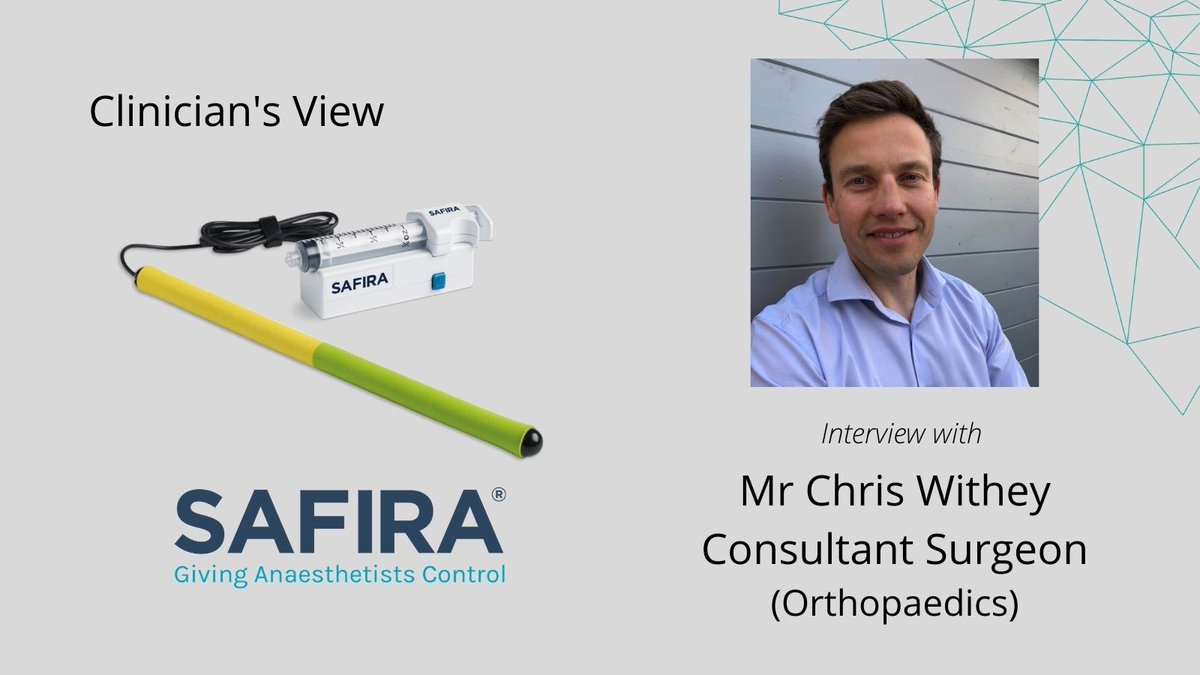 medovate's tweet photo. Quick watch: "My first impressions of SAFIRA® were the simplicity, the ease of use." https://t.co/biHmRPbeXv Consultant surgeon shares their thoughts on seeing #SAFIRA in use for #regionalanaesthesia 

#anesthesiology #anaesthetists #ankleblock #footsurgery #nerveblock #SAFIRA https://t.co/IndI4ul8hx