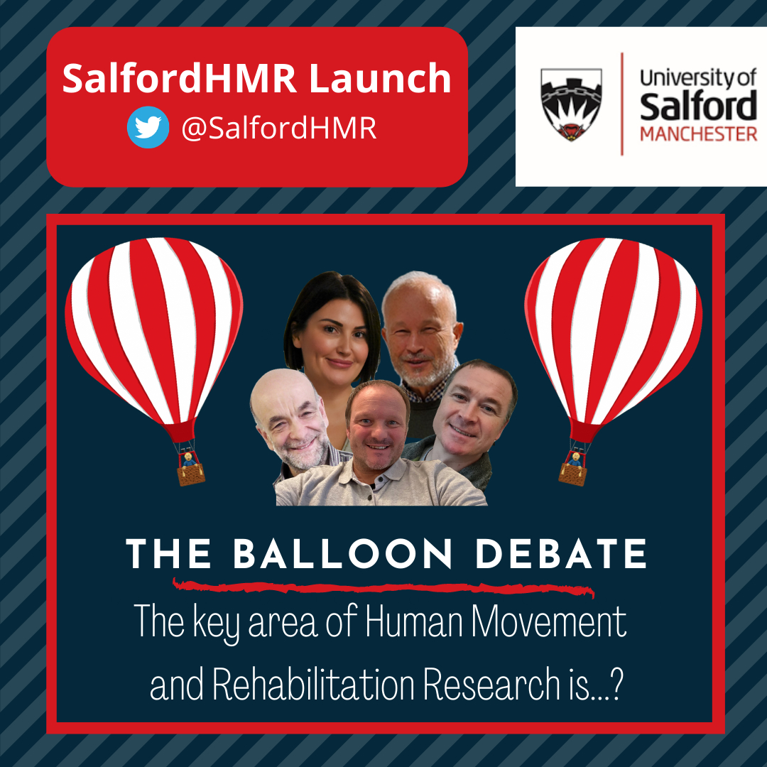 We are live! Join using this link teams.microsoft.com/l/meetup-join/…😀 You can interact by asking questions in the Q&amp;A section on Teams. You can vote to eliminate a person from each round using sli.do Code: SalfordHMR <a href="/SalfordUni/">University of Salford</a> #debate #rehabilitation #slido #SHMRLaunch
