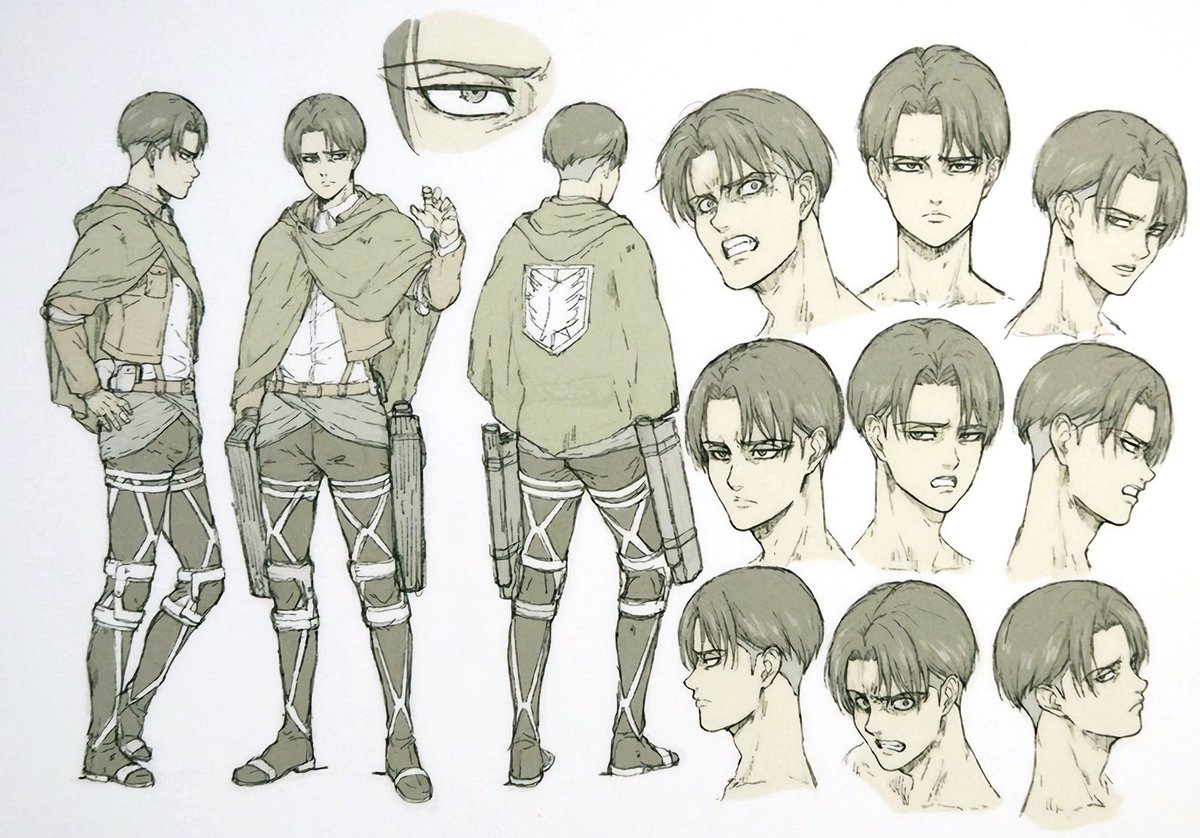 CaptainLevix's tweet photo. New AoT character designs! ⚔️ 🔥 https://t.co/bgTNoPlP9B