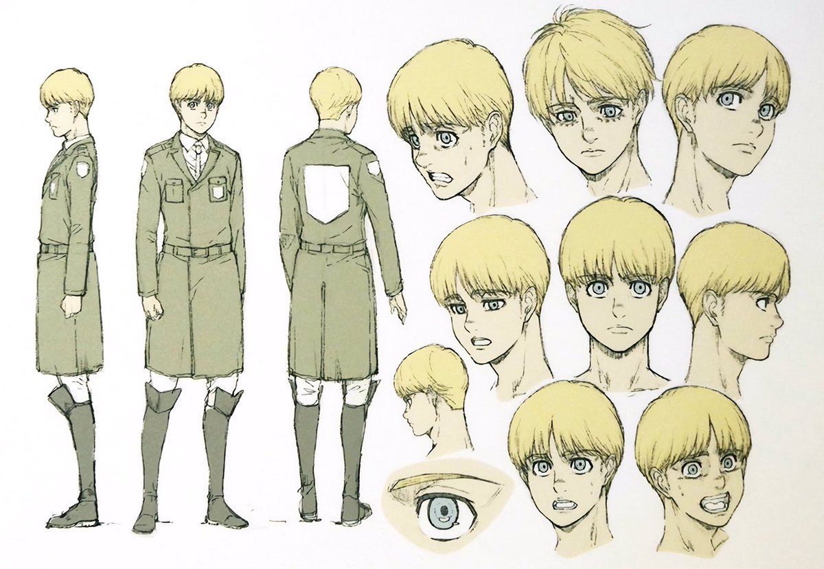 CaptainLevix's tweet photo. New AoT character designs! ⚔️ 🔥 https://t.co/bgTNoPlP9B