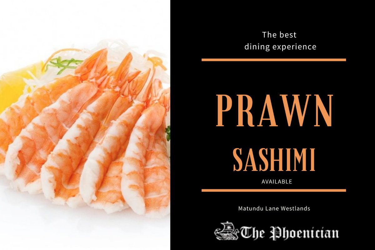 PhoenicianNrb's tweet photo. Whatever the question, the answer is Prawn sashimi.
We saved you a seat!
Call: 0716 161 011 today!
Open from 12noon to 8:30pm
Takeaway, Delivery and Eat-in all available.
#phoenician #japanesefood #lebanesefood #foodporn #sushitime https://t.co/dziIVIcQig