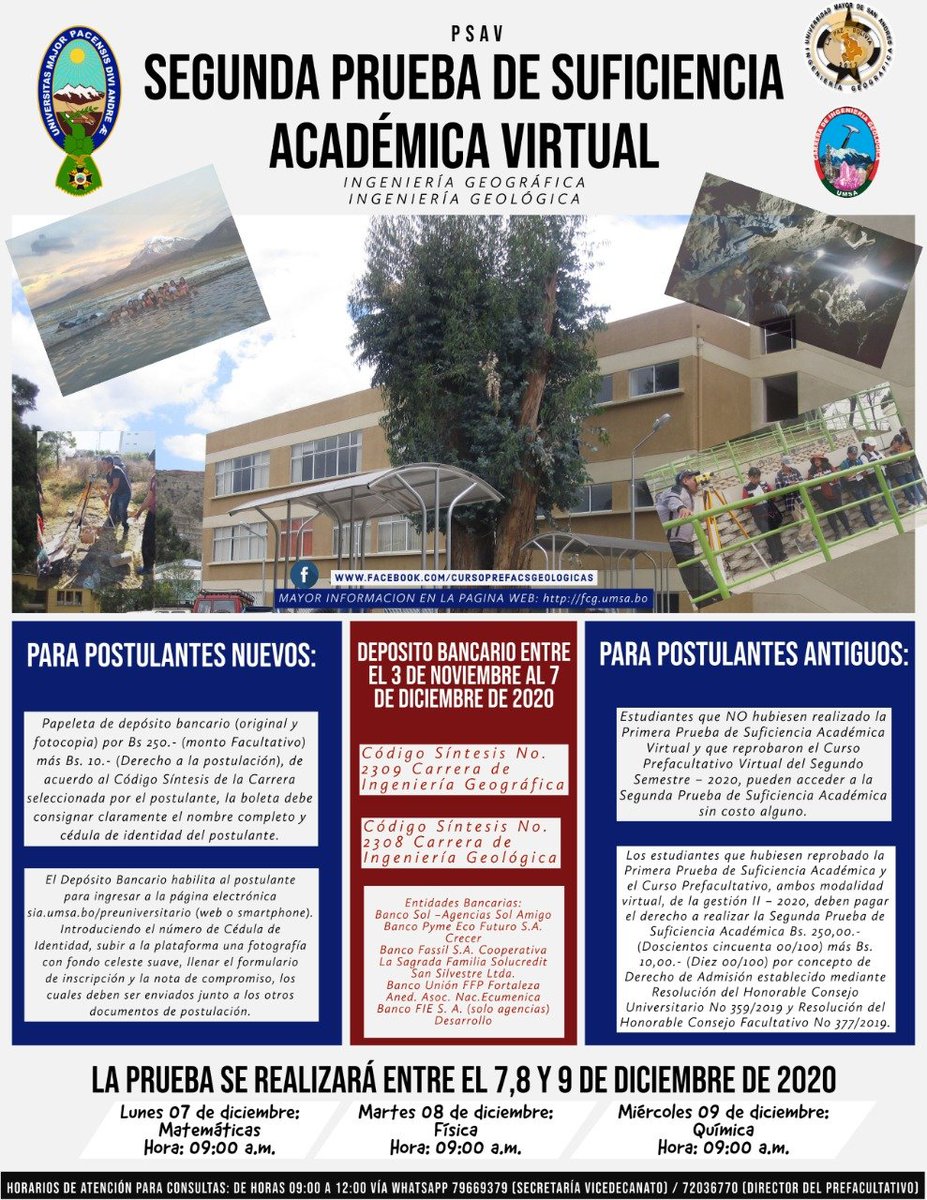IIGEO_UMSA's tweet photo. Para los que quieran estudiar Ingeniería Geográfica en la #UMSA, ya que está de moda el cambio climático, los riesgos, incendios forestales, tecnología con drones e imágenes de satélite, Geopolítica, Sistemas de Información Geográfica #SIG, Teledetección, etc. https://t.co/56CrZFC7s4