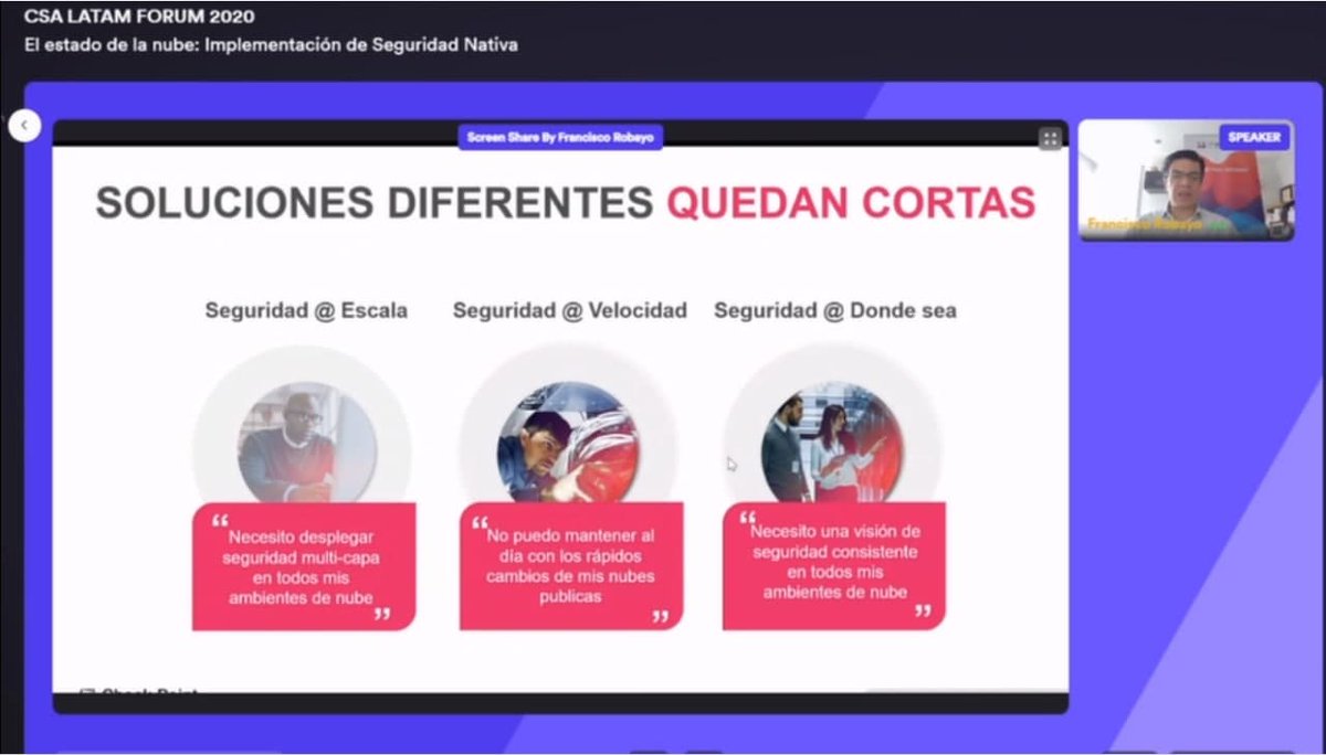 CSA_AR's tweet photo. 📢 De la mano de Francisco Robayo, "El estado de la nube: Implementación de Seguridad Nativa". 

📍Link de ingreso 👉 https://t.co/WwXC9P4Mii

#csalatam #cloudsecurity https://t.co/8cZhBPiY0G