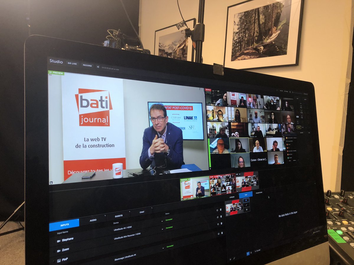 Bati-journal TV (@bati_journaltv) on Twitter photo Ça tourne dans le studio de <a href="/bati_journalTV/">Bati-journal TV</a> pour Le Forum de L’agencement avec <a href="/AmeublementFR/">l'Ameublement français</a> ! Diffusion des émissions à partir du 7 décembre sur solutions-aménagement.com et sur les sites des partenaires. #bjtv Ça tourne dans le studio de <a href="/bati_journalTV/">Bati-journal TV</a> pour Le Forum de L’agencement avec <a href="/AmeublementFR/">l'Ameublement français</a> ! Diffusion des émissions à partir du 7 décembre sur solutions-aménagement.com et sur les sites des partenaires. #bjtv
