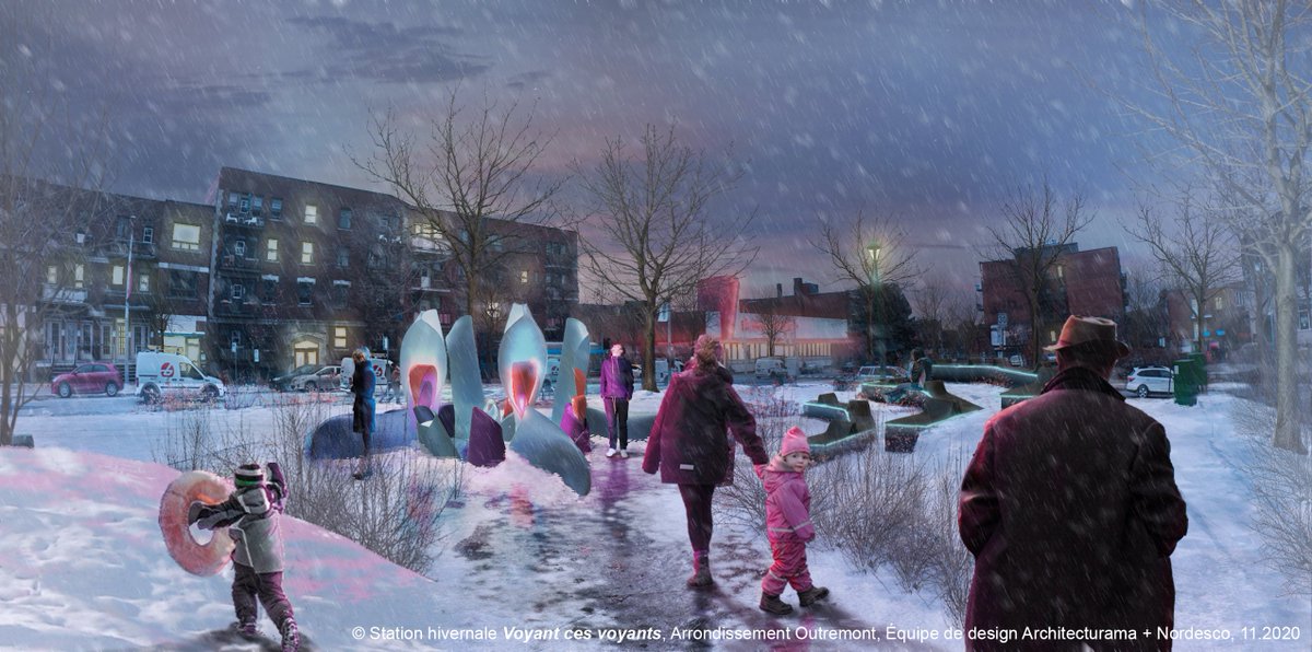 Montreal 25 "Resorts" will include outdoor furniture, colored lights and aim to brighten up the public spaces citywide. Sporting equipment will also be available to rent city-wide with dozens of free public skating rinks available. /2 https://montreal.ctvnews.ca/a-montreal-winter-resorts-will-be-set-up-across-the-city-parks-will-remain-open-for-sports-1.5205871