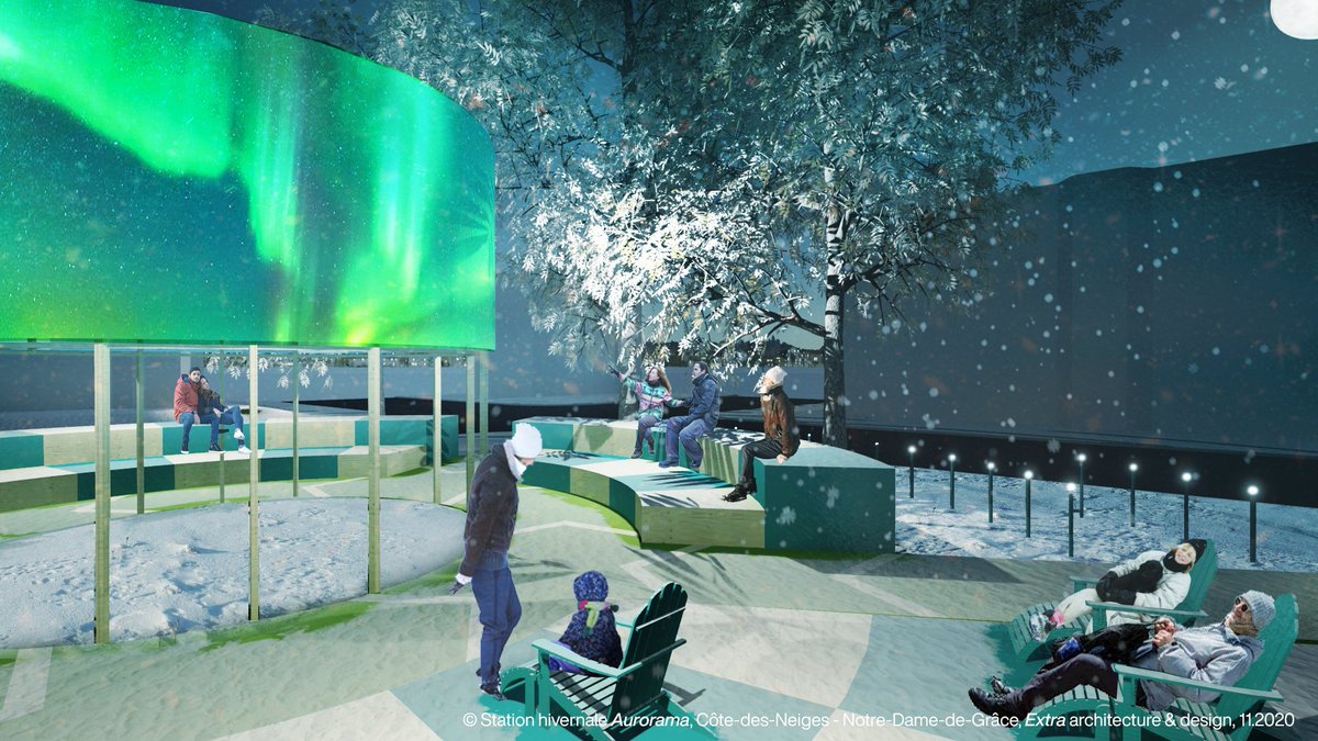 Montreal 25 "Resorts" will include outdoor furniture, colored lights and aim to brighten up the public spaces citywide. Sporting equipment will also be available to rent city-wide with dozens of free public skating rinks available. /2 https://montreal.ctvnews.ca/a-montreal-winter-resorts-will-be-set-up-across-the-city-parks-will-remain-open-for-sports-1.5205871