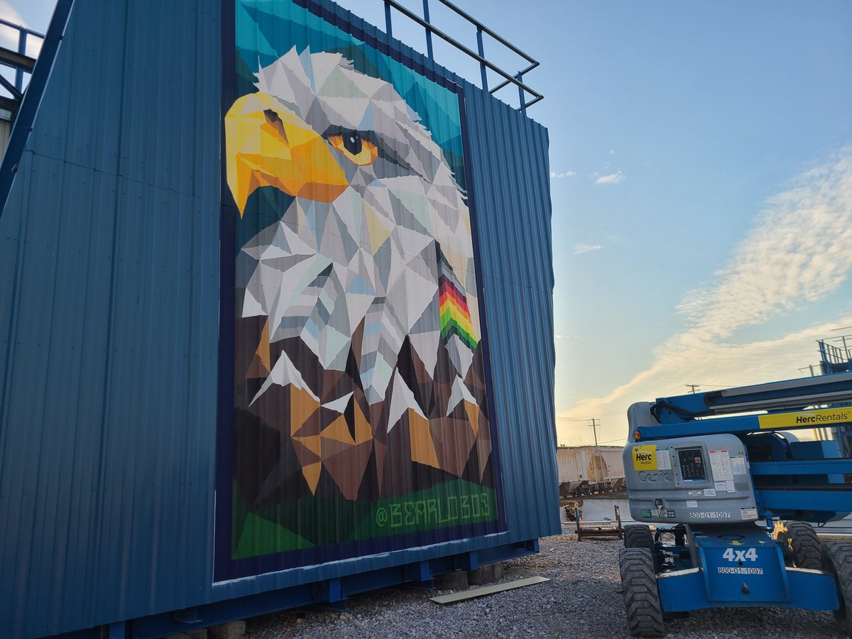 DYK: As construction progresses & the bridge towers begin to rise, the murals will be visible to the public by land & on water.  #GordieHoweBridge  #P3  #Progress  #CommunityBenefits