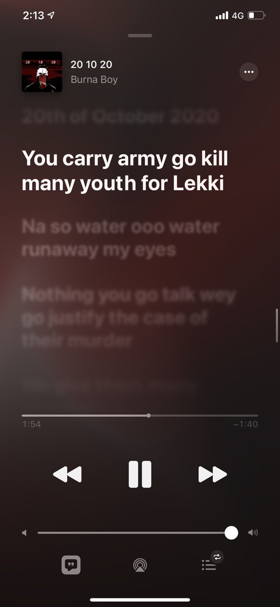 ChineEzeks's tweet photo. 20 10 20 by @burnaboy On repeat. 🔂 #EndSARS #EndGovernment #EndNigerianBrutality https://t.co/kvEYOP20tE