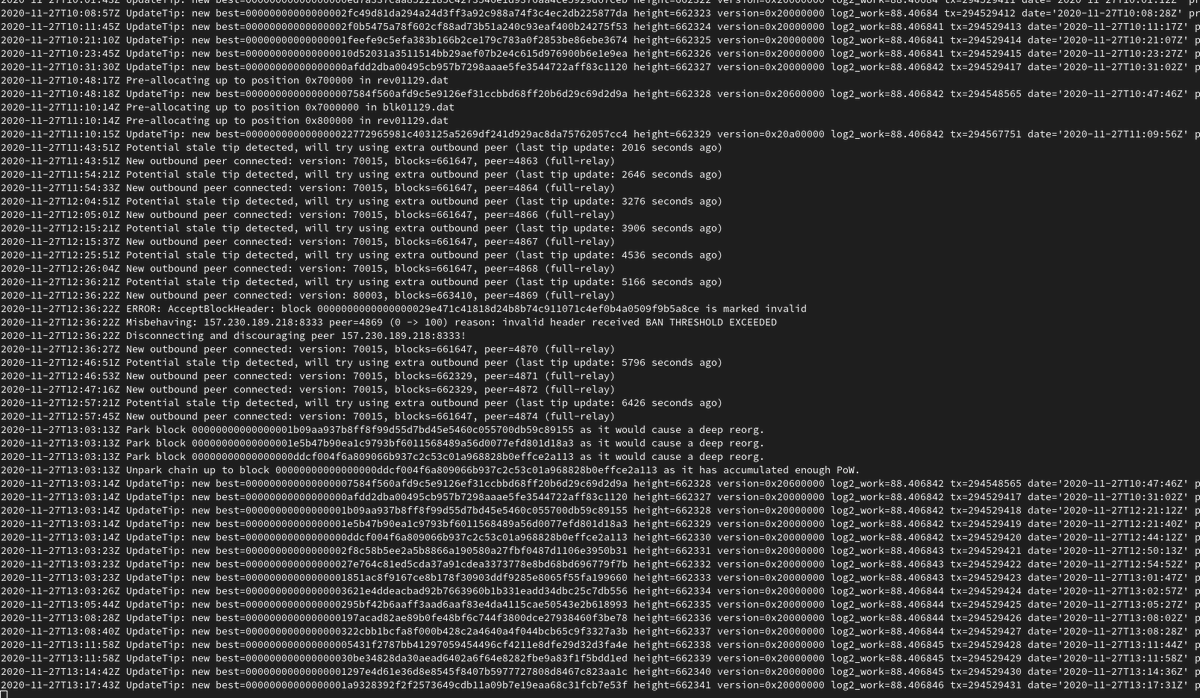 Two block reorg in Bitcoin ABC!!!