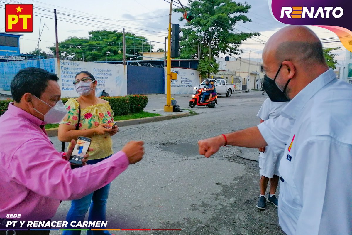 Estrenamos sede en Carmen, cada vez somos más los que queremos y creemos que Campeche va a renacer. 
Agradezco al equipo de Renacer Carmen por escalar un gran peldaño más. 
Renato🤜🏻🤛🏻
#RenatoSales #ConRenaTodos #CdDelCarmen #Campeche  #PTCampeche #CampañaPermanenteDeAfiliación