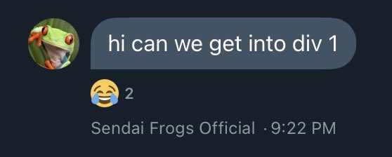 OfficialFrogs's tweet photo. ... https://t.co/fsNjpXpZKu