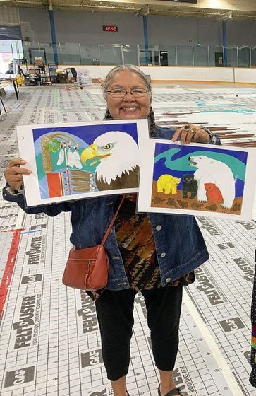 DYK: The artists created the murals over a two-month time period. See more pictures of their work in our photo gallery:  https://www.gordiehoweinternationalbridge.com/en/gallery&nbsp;  #GordieHoweBridge  #P3  #CommunityBenefits