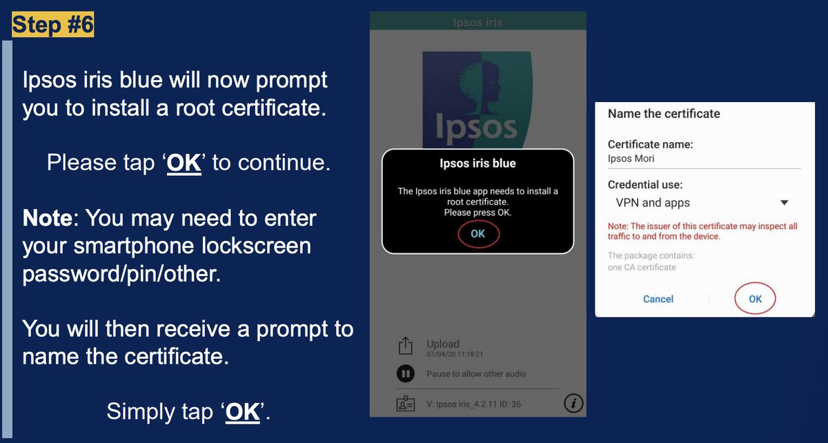 First off, it makes you install an app, seems harmless, then I looked at the install guide:  https://irispanel.ipsos.com/wp-content/uploads/2020/10/android_phone_install.pdf