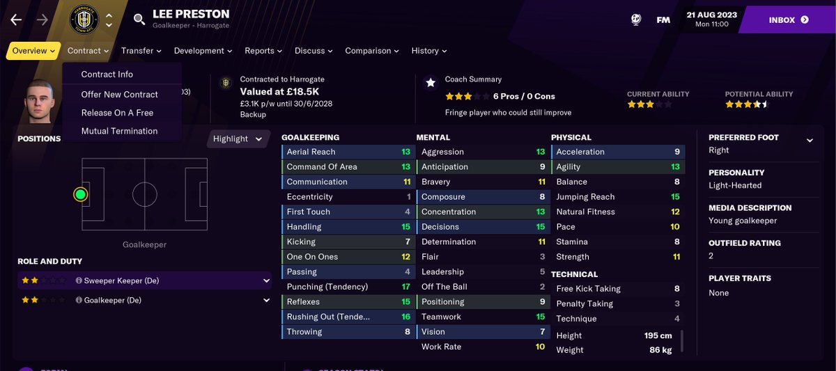 I bought the brother of the wonderkid who just came out as gay. Seriously, what are they feeding them over at TNS... this guy cost 20k