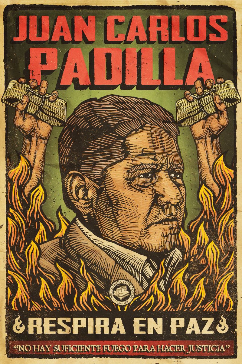 ¡¡VIERNES DE PROPAGANDA!!
Cartel JUAN CARLOS PADILLA
Gran OM &amp; Kloer
Nov. 2020

#cartel #poster #mexicanlivesmatters #brownlivesmatter #juancarlospadilla #justiceforjuancarlospadilla #justiciaparajuancarlospadilla #PoliciaAsesina #nopuedorespirar #justiciaparajuancarlos
