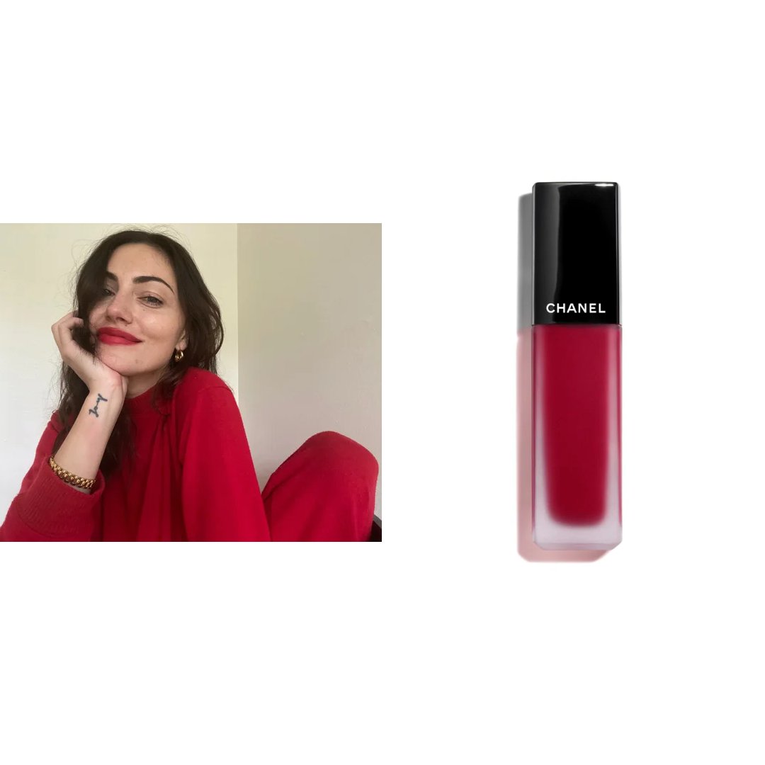 Dress Like Phoebe Tonkin on X: 26 November [2020]  On Vogue wearing # chanel Rouge Allure Ink Matte Liquid Lip Colour in 154 Expérimenté.  #phoebetonkin  / X