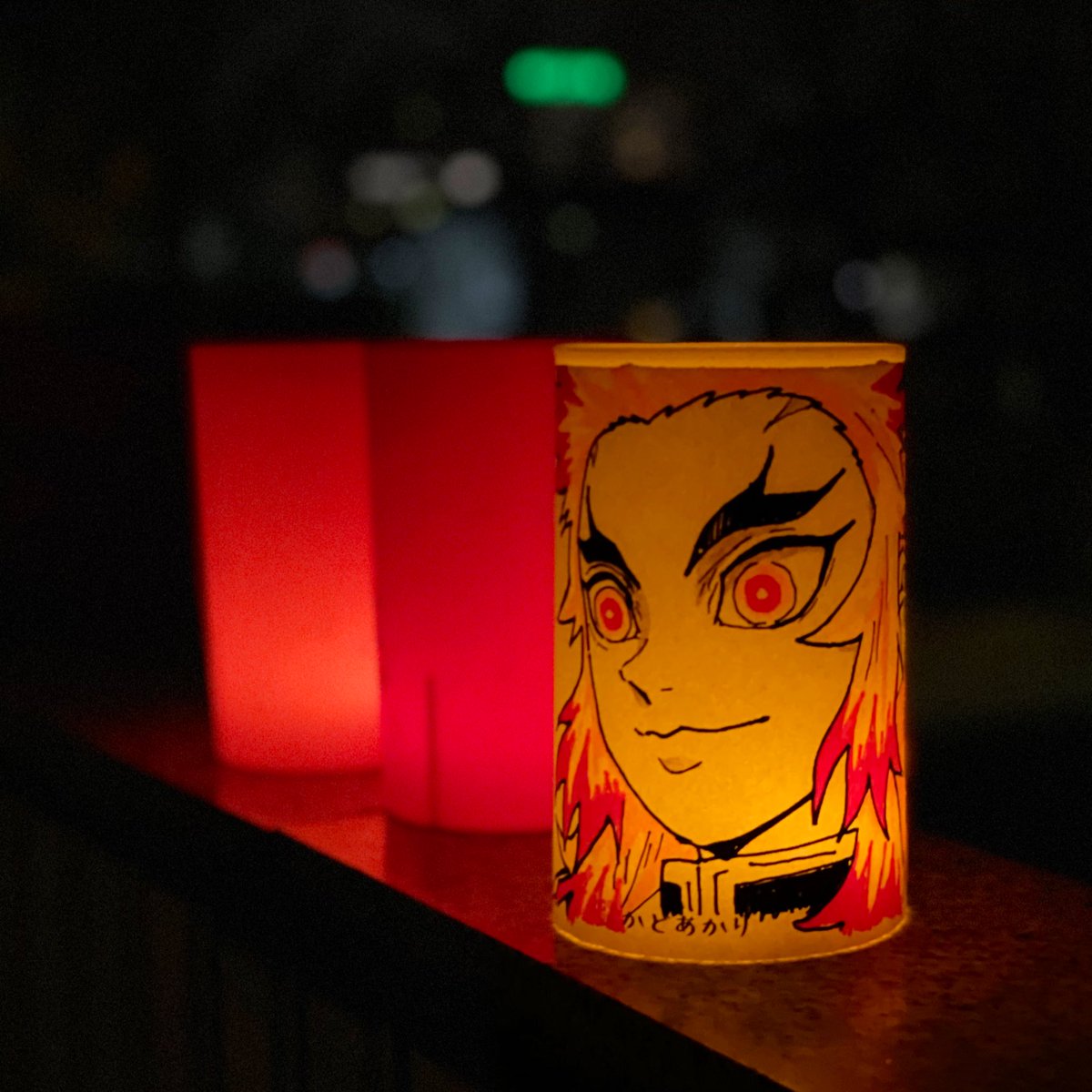 yamanaka_sou's tweet image. 12月19日(土)｢鳥井原公園 #四ッ角マーケット｣は #竹あかり をやります！

その名も｢#かどあかり｣

皆さんに好きな物や夢など
思いつくままに絵を描いてもらい
カップに巻いてあかりを灯します✨

台紙を印刷して当日持って来てもOKです！
詳しくはチラシをご覧ください🙏

#煉獄杏寿郎 #鬼滅の刃