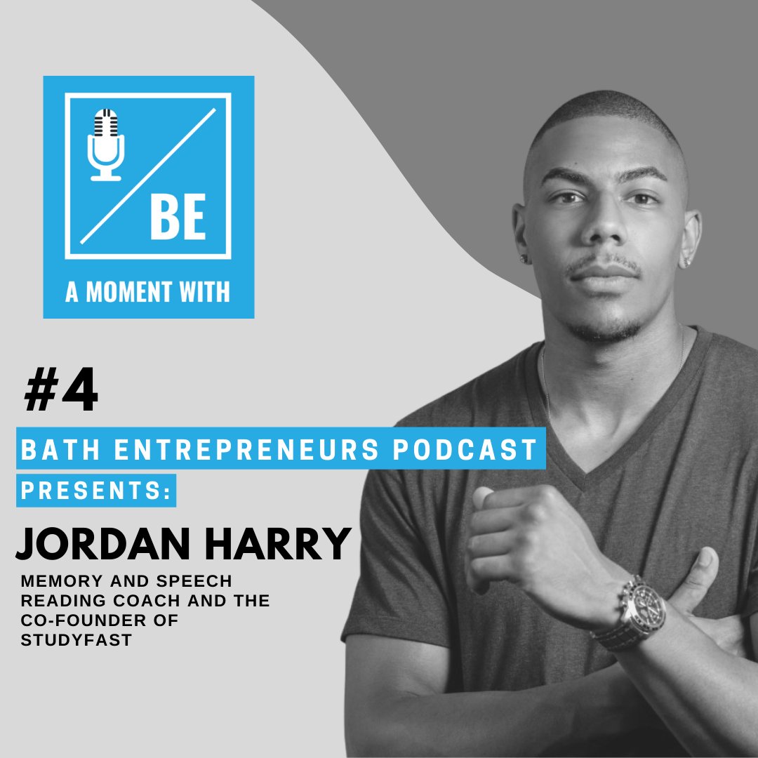 bathentrep's tweet photo. “Productivity hacks”🎙
Vicky chats with Jordan Harry, a memory and speech reading coach; co-founder of StudyFast. He will share founding principles of his start-up, lessons learnt, advice to budding entrepreneurs and uncover the importance of habits, benefits of speed reading! https://t.co/rS7m9rlM3y