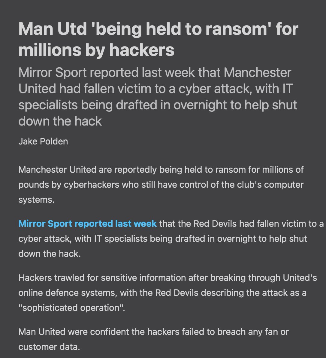 Stretford Paddock tweet media