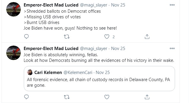 Kirk_Man_1701's tweet photo. @CopingMAGA Here's an additional four screencaps of Homer Ruglia Beoulve's MAGE Copium I've taken and recorded for you.  This guy once attacked em for not taking his ilk's so-called "criticism" yet he can't accept his daddy Donald's defeat. https://t.co/3QNLLyvPmu
