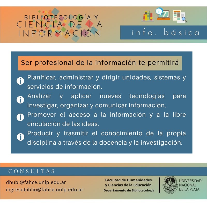 unlpBCI's tweet photo. ¿Qué te permite estudiar BCI y ser unx profesional de la información?
👩‍💻📂📚📑🔍

📝La inscripción estará abierta hasta el 18 de diciembre. ¡Sumate a Biblio!
@unlpBCI @fahce
#bibliotecas #bibliotecología #informacion #cienciadelainformacion #fahce #unlp https://t.co/jS6ckb2IU2