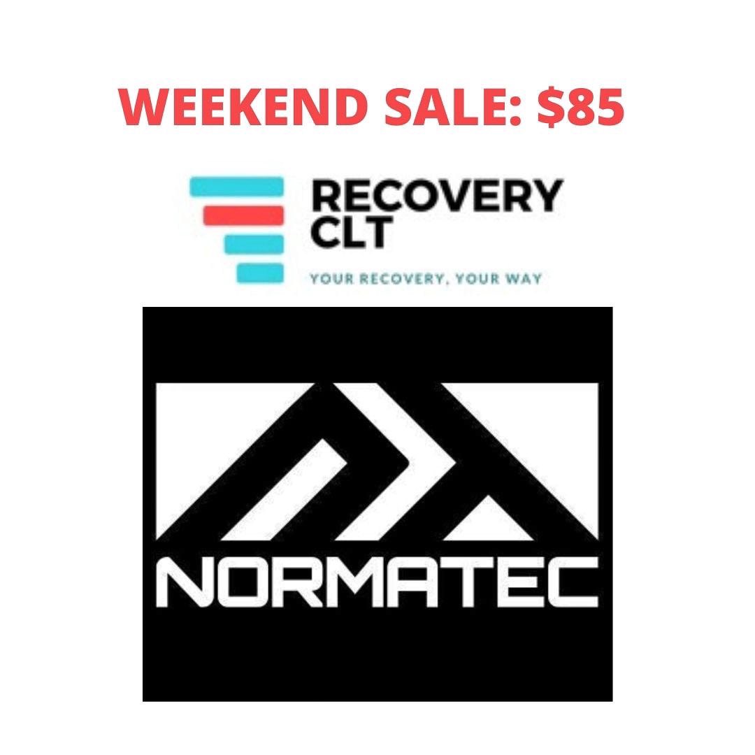 RecoveryCLT's tweet image. Work off that big ol’ meal and then recover on your sofa. It’s called balance. 

Special pricing is good through Sunday.