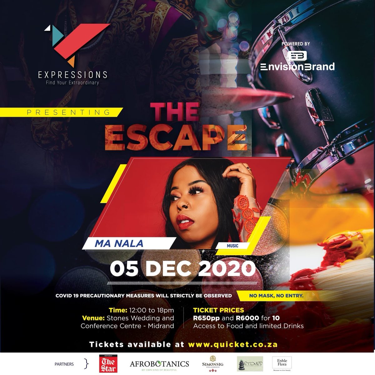 Ma__Nala's tweet photo. I’m super excited to be performing again!

Catch me performing live @ZaExpressions where they will be hosting an art, beauty, music and fashion showcase. 

Tickets are limited!!! Make sure you get yours ❤️

 #TheEscape. https://t.co/KpsMHpBTIh